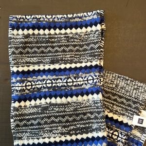 Gap Classic Fair Isle Scarf, One Size Fits All, NWT